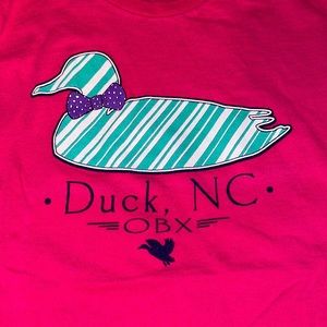 Outer Banks NC tee. Youth L Pink. New without tags